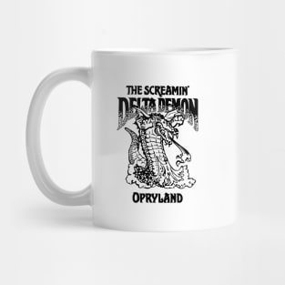 Screamin' Delta Demon (Choose Your Background Color) | Opryland USA | Nashville Tennessee Mug